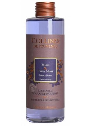 Musk & berry (мускус і ягоди) наповнювач (рефіл) для аромадифузора від collines de provence,  200 мл