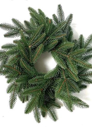 Вінки хвойні різдвяні classic литі  d-40см зелені (упаковка 15 штук)