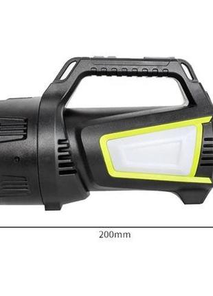 Ліхтар кемпінг переносний t100a-10w+2cob з бічними led white/red/blue, акумуляторна лампа для кемпінгу4 фото