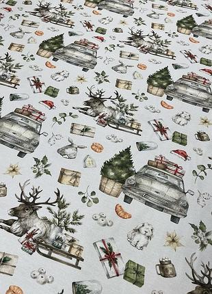 Скатерть новогодняя с тефлоновым покрытием