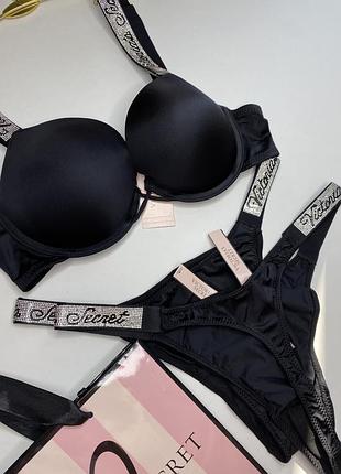 Комплект білизни victoria’s secret  з стразами
