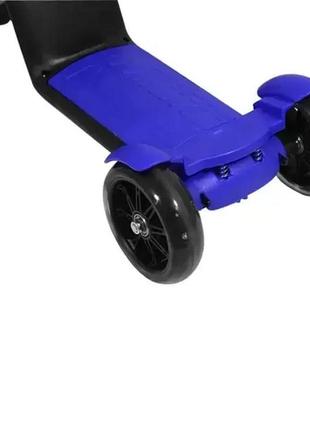 Дитячий самокат-біговел трансформерс кошиком для іграшок best scooter 3 в 13 фото