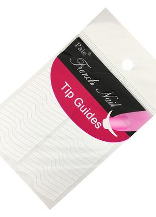 Полоски для французского маникюра волна 6054