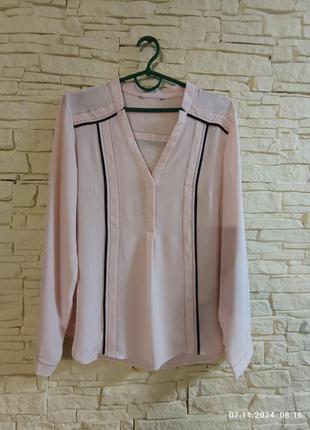 Жіноча блуза, жіноча сорочка, рожевого кольору,батал,50-52 розмір
