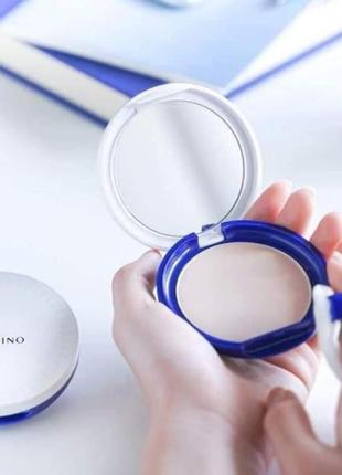 Сонцезахисна компактна пудра spf 50 pa ++++transino uv powder бежевий колір, японія