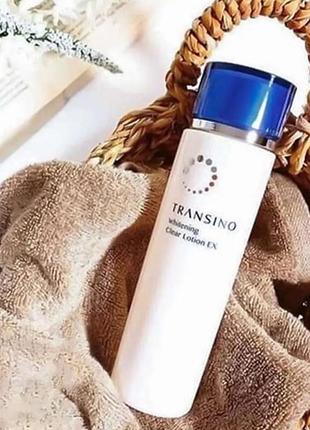 Освітлюючий лосьйон, вирівнює тон обличчя transino whitening clear lotion 150 мл, японія