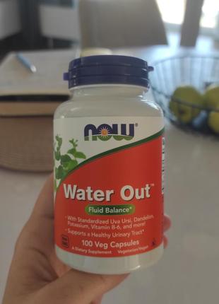Now foods water out