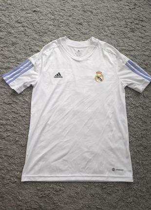 Футболка adidas x Zielone madrid (leandro), size 164 см (xs) на фото 70 кг/175 см., подмышки 47 длина 66, состояние идеальное
