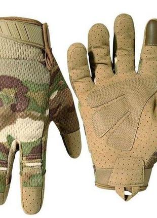 Летние тактические перчатки itouch мультикам m
