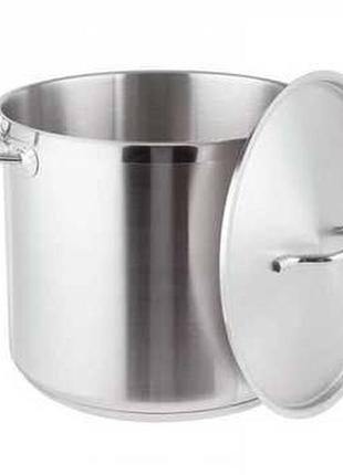 Великий каструля benson bn-602 з кришкою з нержавіючої сталі 17 л