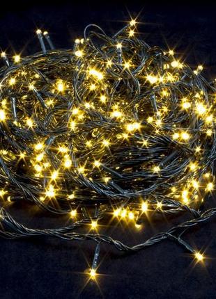 Гірлянда вулиця 100led rd-7059 (провід-чорний) (колір теплий)