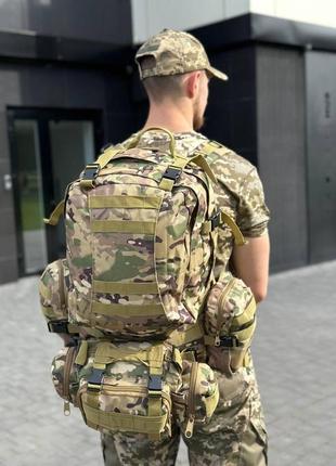 Наплічник тактичний 55л з підсумками