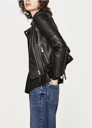 Куртка шкіряна zara