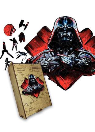 Пазл дерев'яний дарт вейдер, а5, картонна коробка