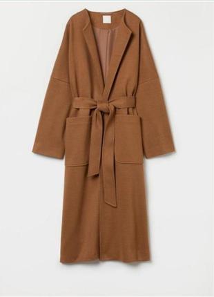 Длинное пальто h&m
