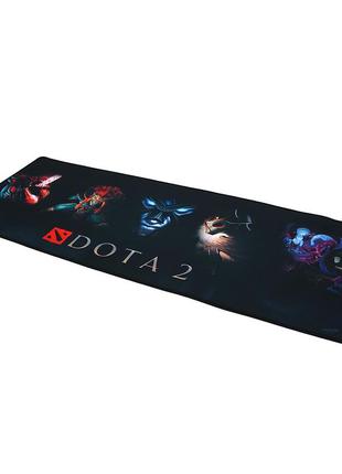 Коврик 300*800 тканевой dota2 "heroes", толщина 2 мм, цвет black, oem