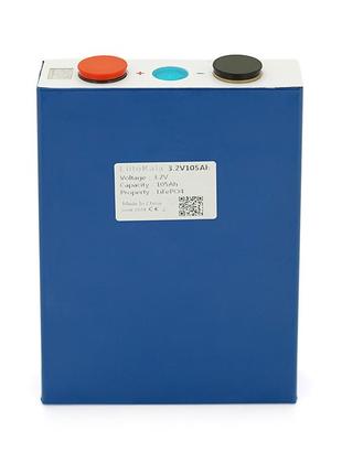 Ячейка liitokala 3.2v 105ah для сборки lifepo4 аккумуляторов, 2.4kg