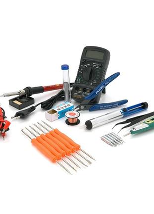 Набор инструментов для пайки aneng sl-101, 24 предмета