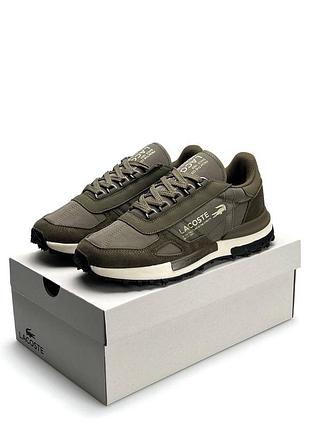 Мужские кроссовки lacoste elite active light brown
