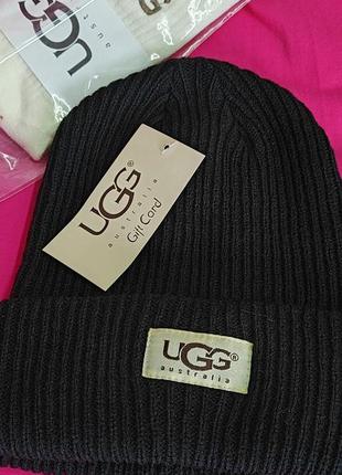 Шапка бренд ugg