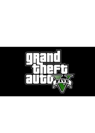 Коврик 300*800 тканевой gta5 с боковой прошивкой, толщина 3 мм, black, пакет