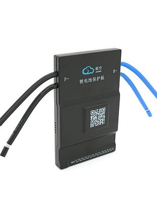 Bms плата jikong jk-jk-b1a24s15p li-ion/lifepo4/lto 8s-24s(24v-90v), 150a, симетрія з bluetooth + блансир +