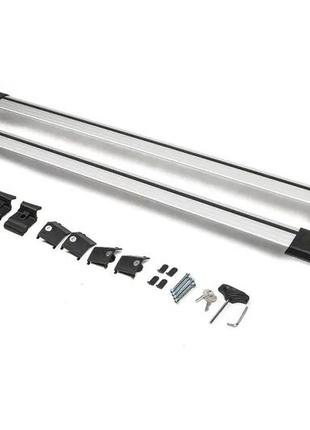 Багажник на крышу mitsubishi asx 2010- серый на интегрированные рейлинги erkul