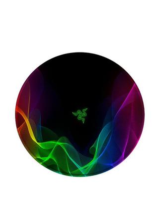 Коврик 200*200 мм тканевой razer 6 с боковой прошивкой (круглый), толщина 3 мм, пакет