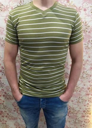 Футболочки в полоску для мужчин. 100% коттон, узбекистан.р. 52