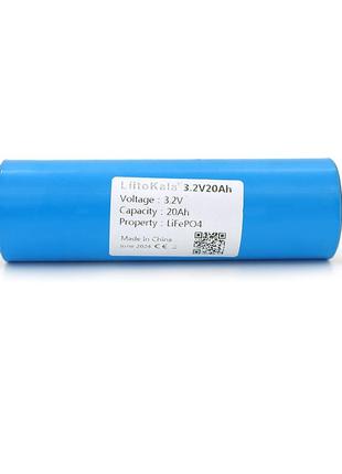 Літій-залізо-фосфатний акумулятор lifepo4 liitokala, 20ah, 3.2v, blue, 350g