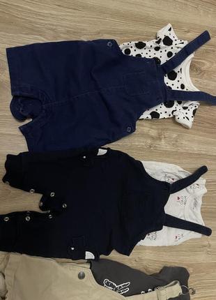 Летний набор на мальчика 3-6 м 68 р3 фото