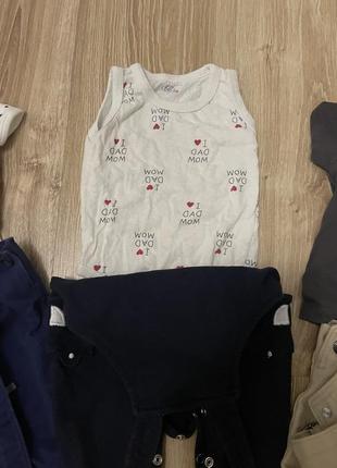 Летний набор на мальчика 3-6 м 68 р4 фото