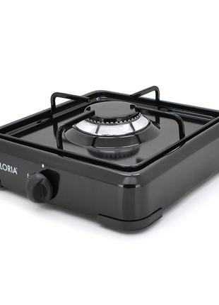 Газова плита floria zln7118, 1 комфорка, black