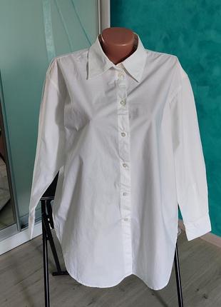 Рубашка котон оверсайз подовжена h$m