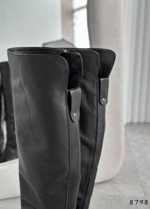 Чоботи жіночі шкіряні зимові