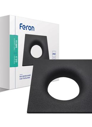Вбудований світильник  feron dl8330 чорний