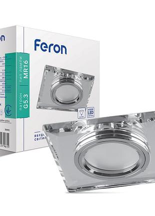 Встраиваемый светильник feron 8170-2 с led подсветкой