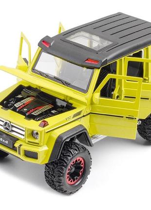 Колекційна залізна іграшкова машинка mercedes-benz g500 4x4