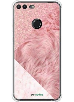 Чохол на huawei honor 9 lite рожеві текстури "4343sp-1359-8094", надійний захист для мобільних телефонів