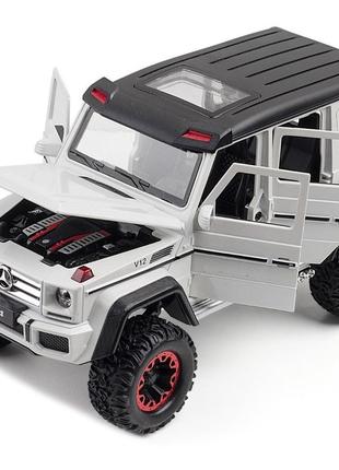 Залізна іграшкова машинка з відкриваними дверями mercedes-benz g500 4x4