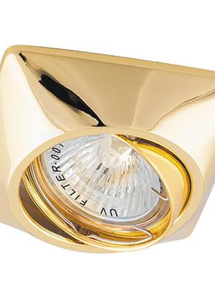 Вбудований світильник feron dl6046 золото