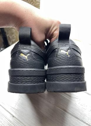 Круті шкіряні кросівки puma на платформі6 фото