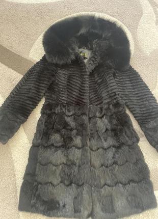 Натуральна шуба з кролика