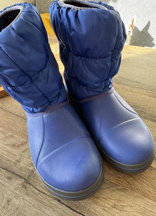Зимові чоботи crocs 22 см