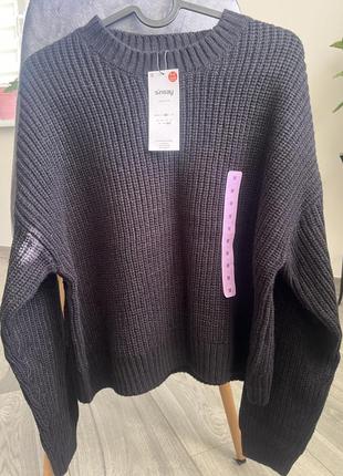 Вʼязаний базовий светр кофта джемпер