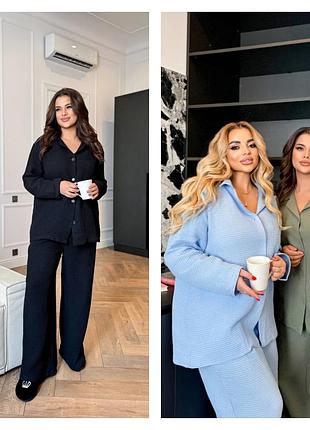 Жіноча піжама хлопок вафелька