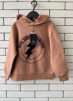 Толстовка пудрового кольору на баєчці