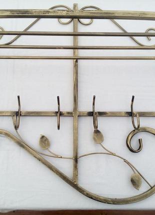 Вешалка кованая настенная "профиль маленький"
