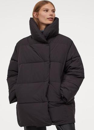 Стилтная куртка пуффер оверсайз 4744716rp21 h&m