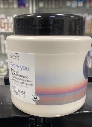 Маска зволожуюча для нормального густого волосся nouvelle every you endless hydration Pucci mask 500 мл